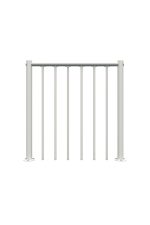 Ballustraia con barre verticali e corrimano in PVC - immagine 3